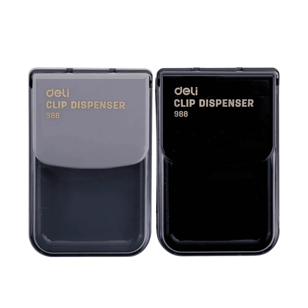 Скрепочница магнитная DELI, ассорти