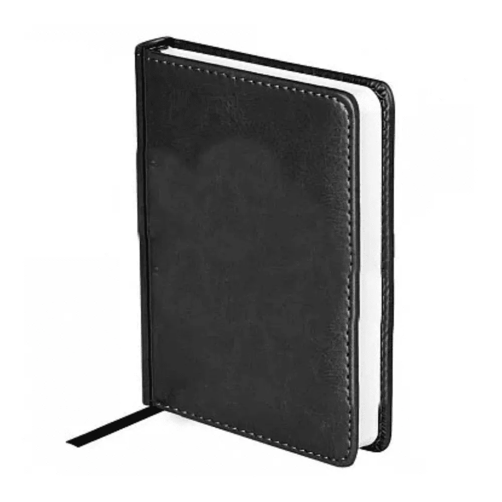 Ежедневник OfficeSpace "Nebraska" А6, недатированный, 272 страницы, черный