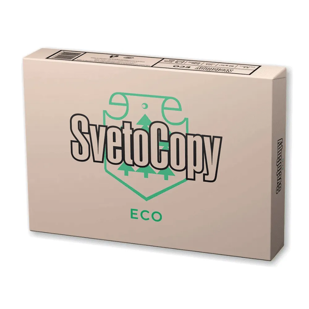 Бумага офисная - А4 500л. 80гр "SVETOCOPY ECO" белизна 60%