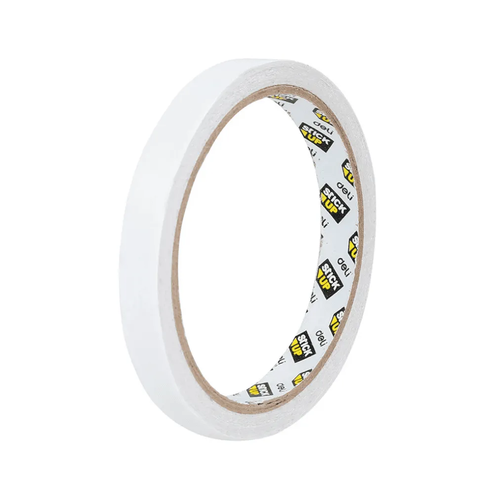 Клейкая лента двусторонняя DELI 12 мм х 10 м (полипропиленовая основа)