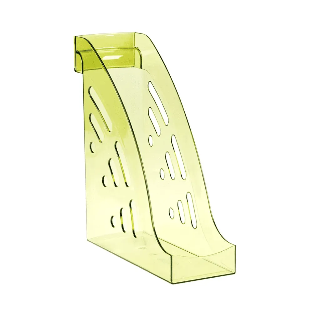 Лоток вертикальный СТАММ "Эксперт" тонированный, лайм