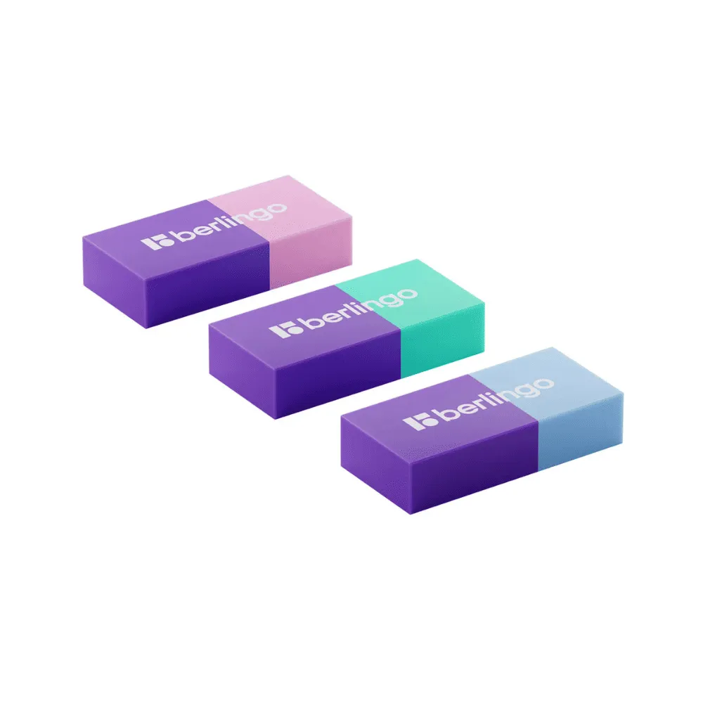 Ластик Berlingo "Envy", прямоугольный, термопластичная резина, 45*21*11мм