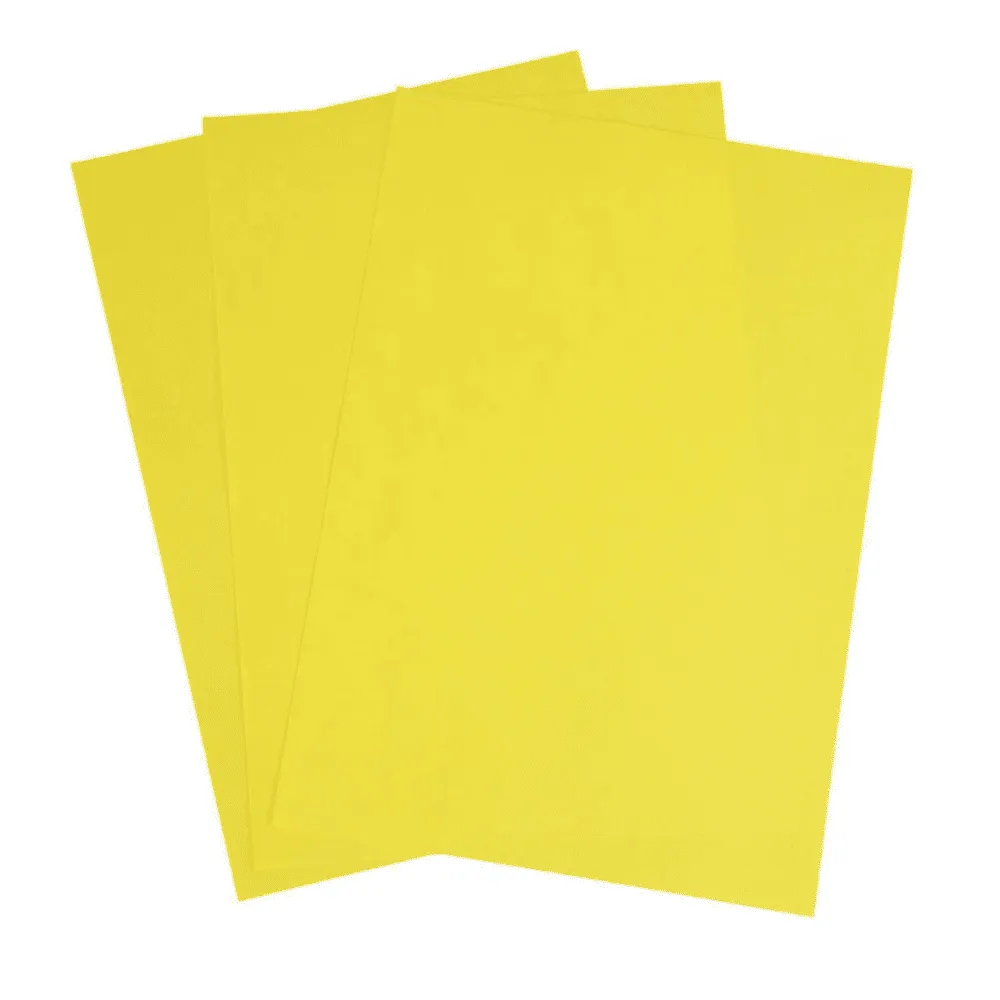 Бумага цветная Office, А4, 80 г/кв.м, 100шт/уп, желтая