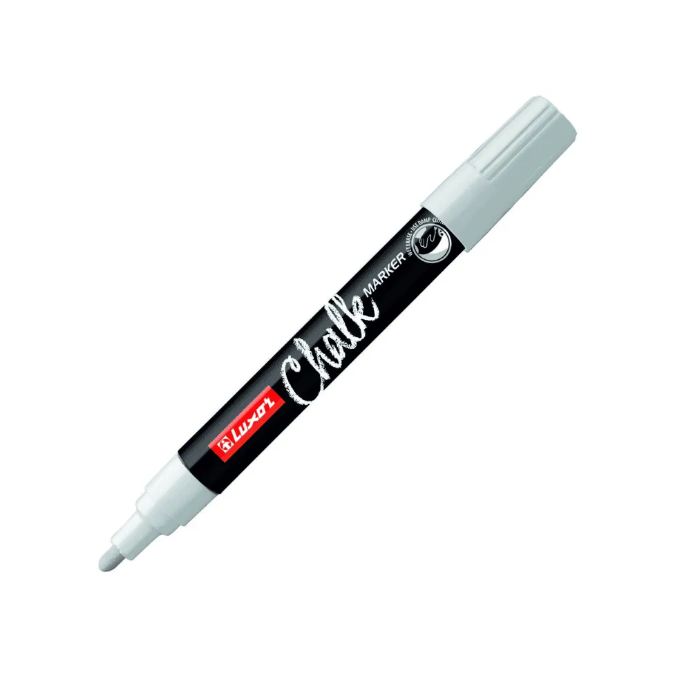 Маркер меловой Luxor "Chalk Marker", белый