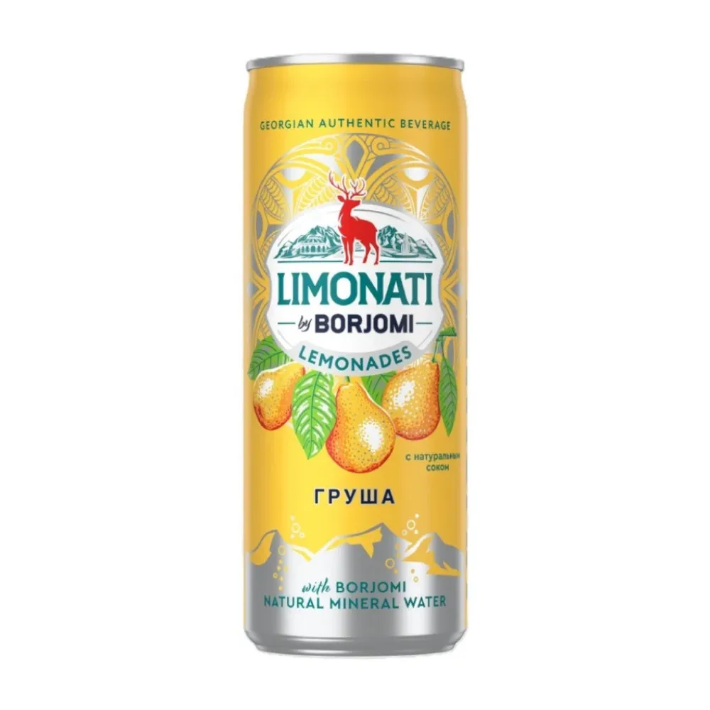 Borjomi (лимонад Боржоми), Груша, ж.б., 330 мл