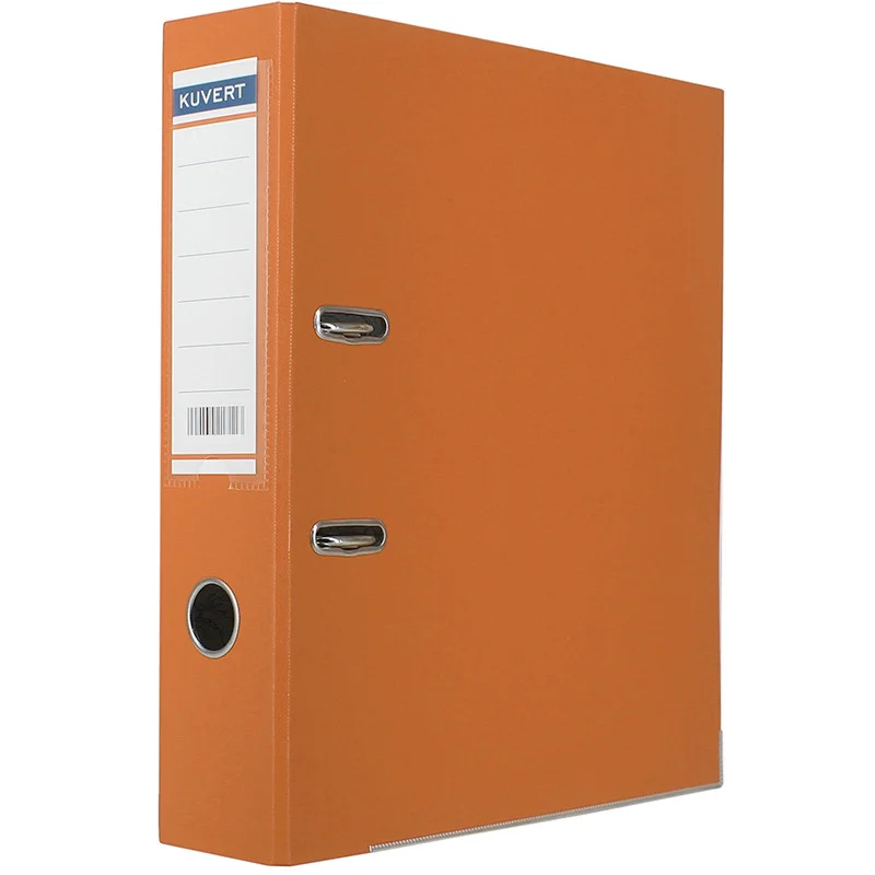 Папка-регистратор А4, ширина корешка 72 мм, оранжевая - миниатюра 2