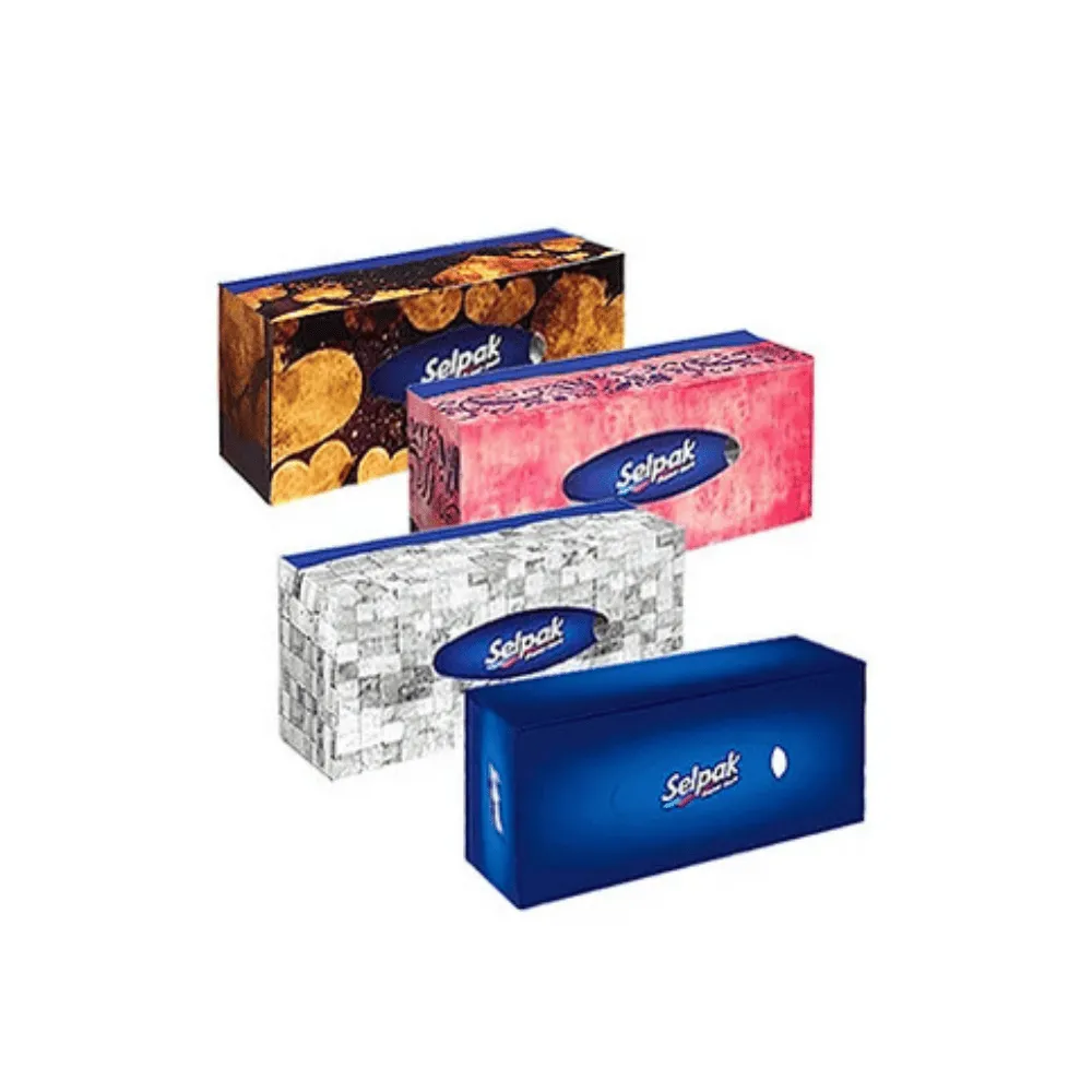Салфетки Selpak "Maxi", 3-х слойные, 100 шт., размер листа 21,5*21 см, в картонном боксе, белые