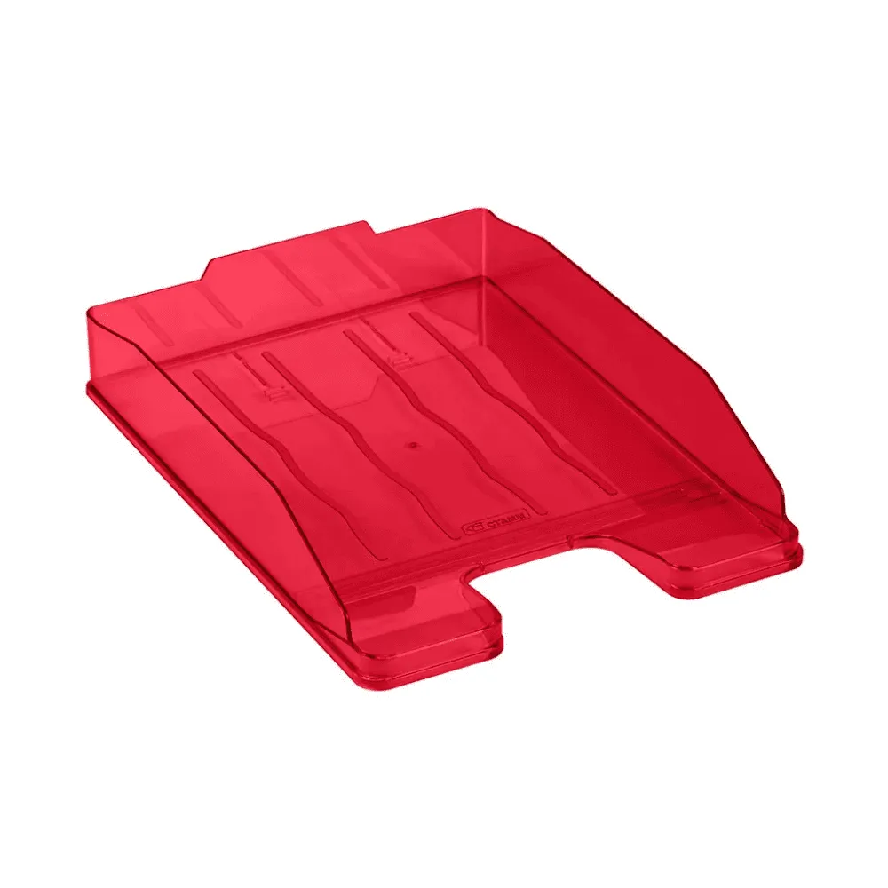 Лоток горизонтальный СТАММ "ЭКСПЕРТ" темно-красный "Вишня"