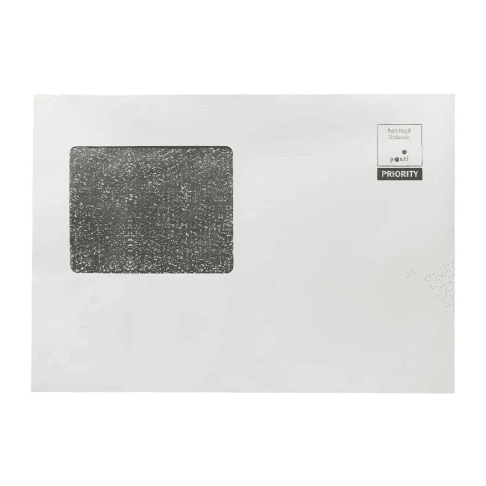 Конверт С5 (162х229 мм) белый, удаляемая лента, окно 70х90 мм, внутренняя запечатка