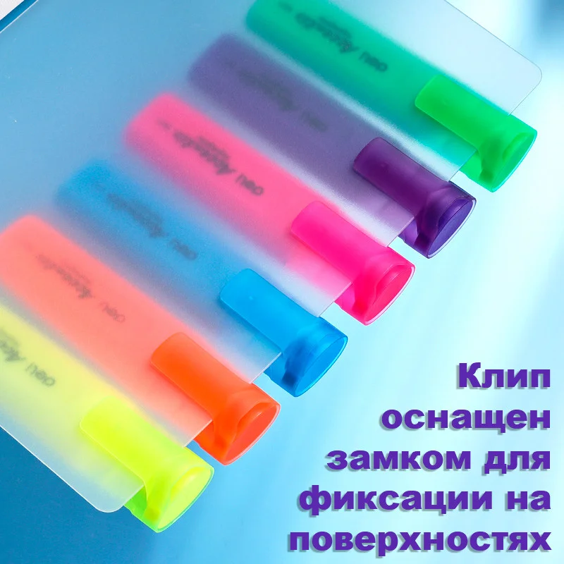 Текстовыделитель DELI "S621" 1-5 мм, голубой - миниатюра 8