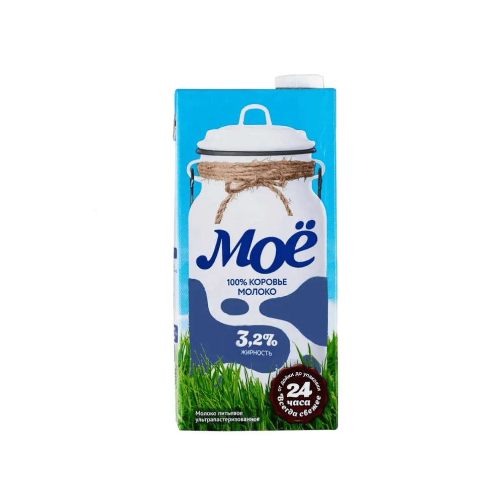 Молоко Моё, 950 мл, 3,2%, тетрапакет