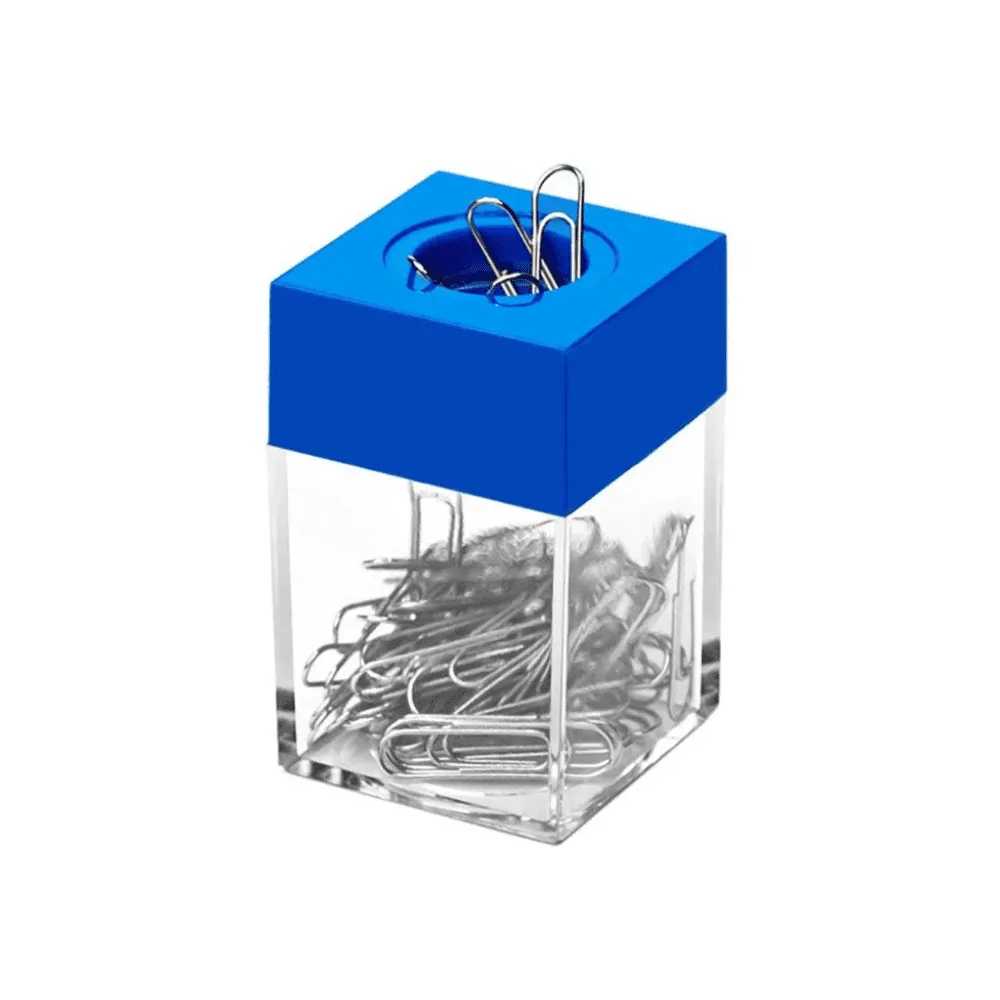 Скрепочница магнитная BASY "3044", ассорти