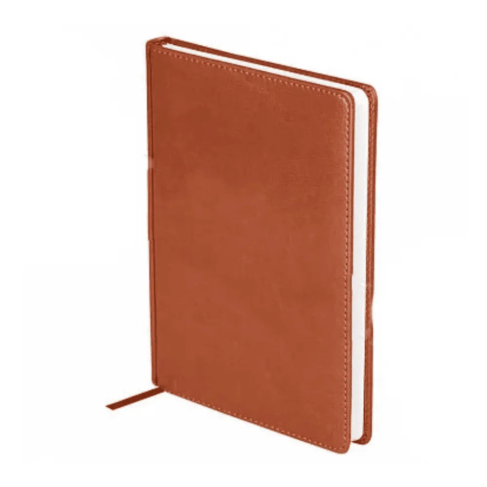 Ежедневник OfficeSpace "Nebraska" А5, недатированный, 272 страницы, коричневый