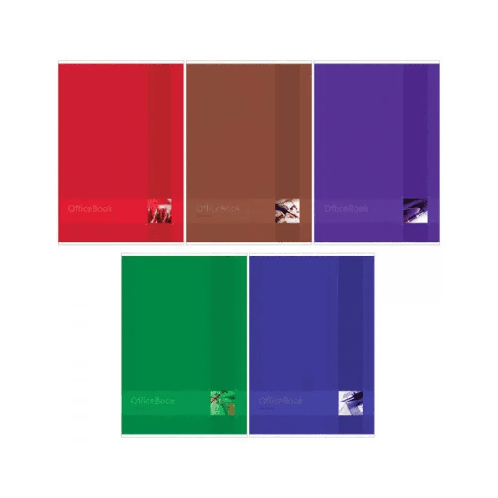 Тетрадь общая ArtSpace "Моноколор. Office book", А4, 80 листов в клетку, на скрепке