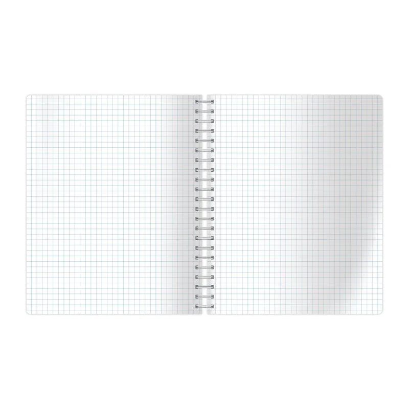 Тетрадь 48л., А5, клетка на гребне BG "Monocolor. Simple" - миниатюра 3