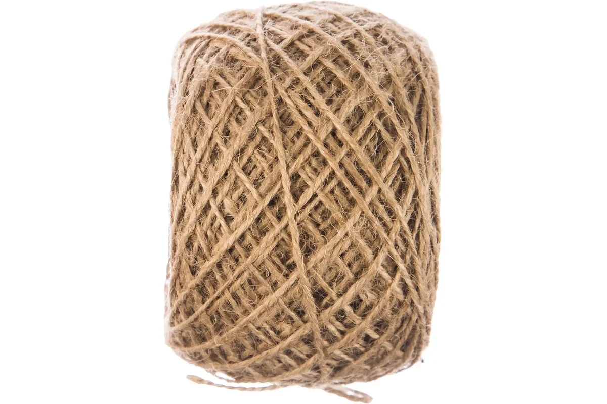Шпагат джутовый, 100 метров - миниатюра 2