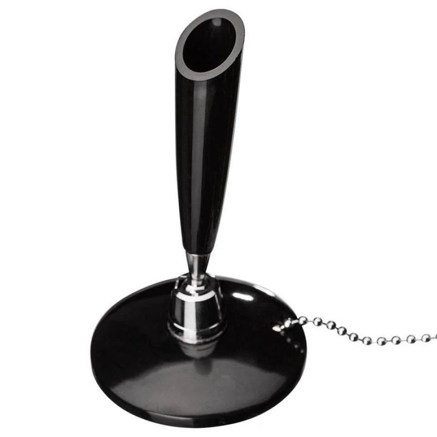 Ручка шариковая на подставке с держателем 0,5мм KP1005, синий, с цепочкой, Beifa - миниатюра 4