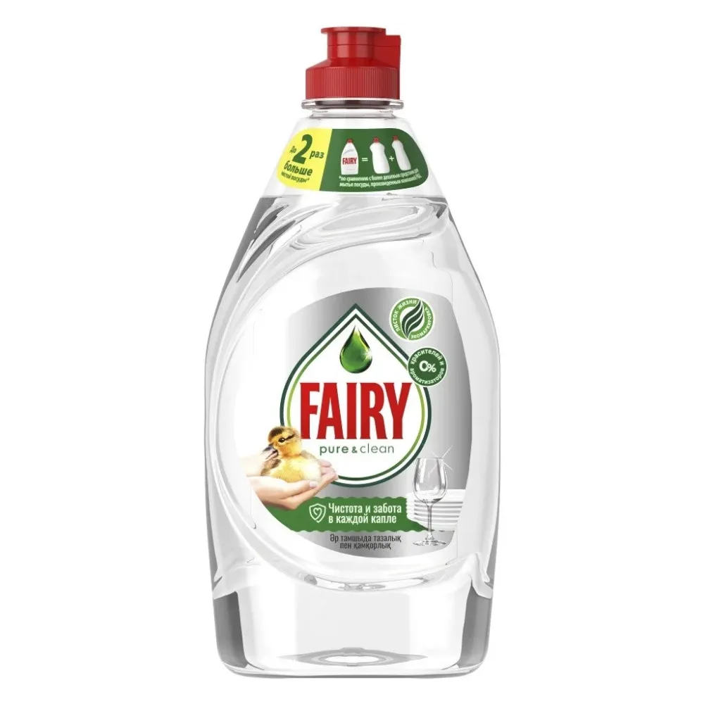 Средство для мытья посуды Fairy "Pure & clean", 450 мл