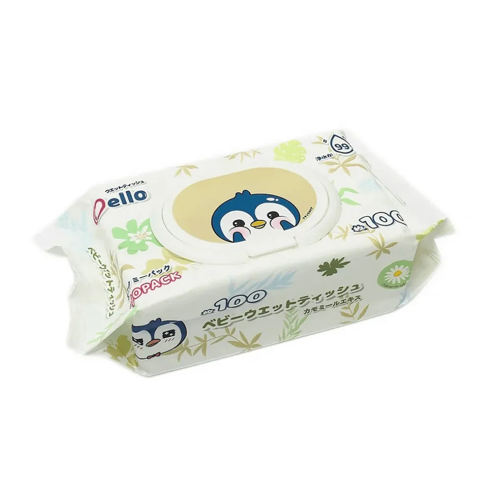 Влажные салфетки Mello, 100 шт