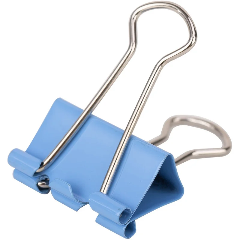 Зажимы для бумаг DELI "RIO", 25 мм, цветные, (12 шт.) - миниатюра 2