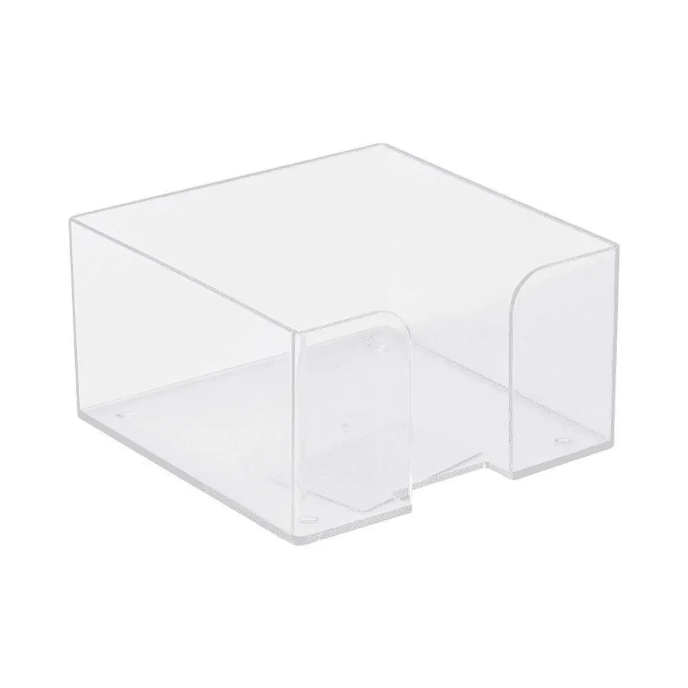 Пластбокс СТАММ прозрачный для бумажного блока 9х9х5 см