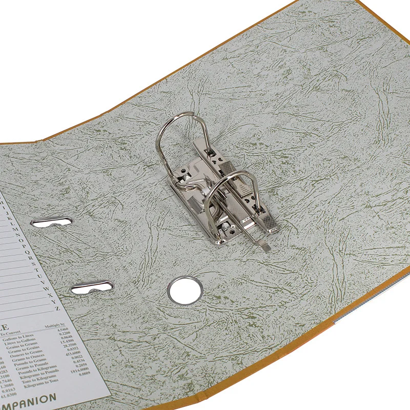 Папка-регистратор А4, ширина корешка 72 мм, оранжевая - миниатюра 4