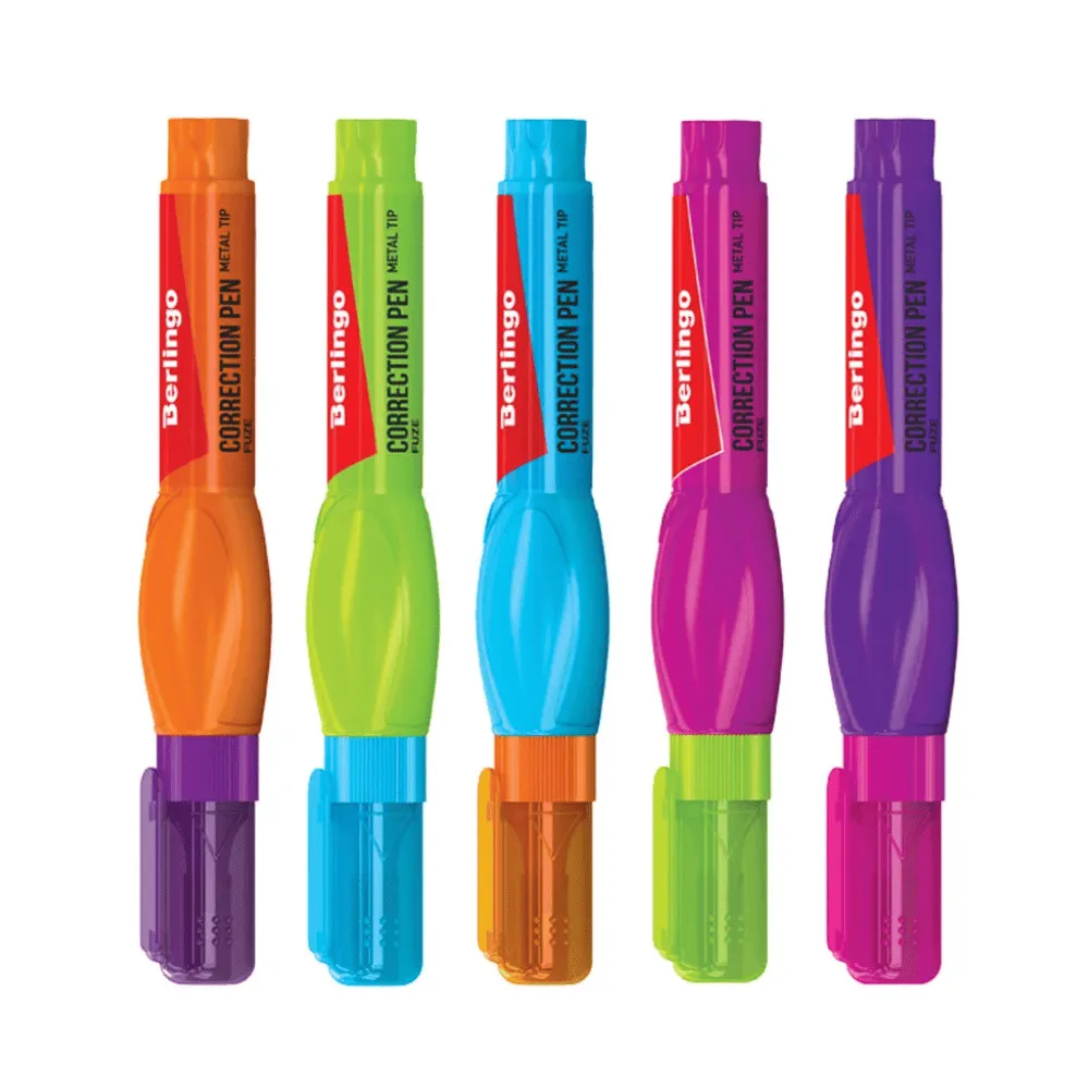 Корректирующая ручка Berlingo "Fuze", 8 мл, металлический наконечник