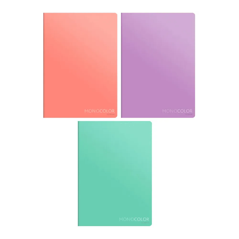 Тетрадь 80л., А4, клетка ArtSpace "Моноколор. Pale color"