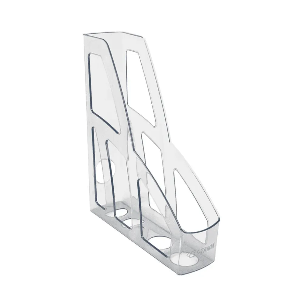 Лоток вертикальный СТАММ "ЛИДЕР" прозрачный