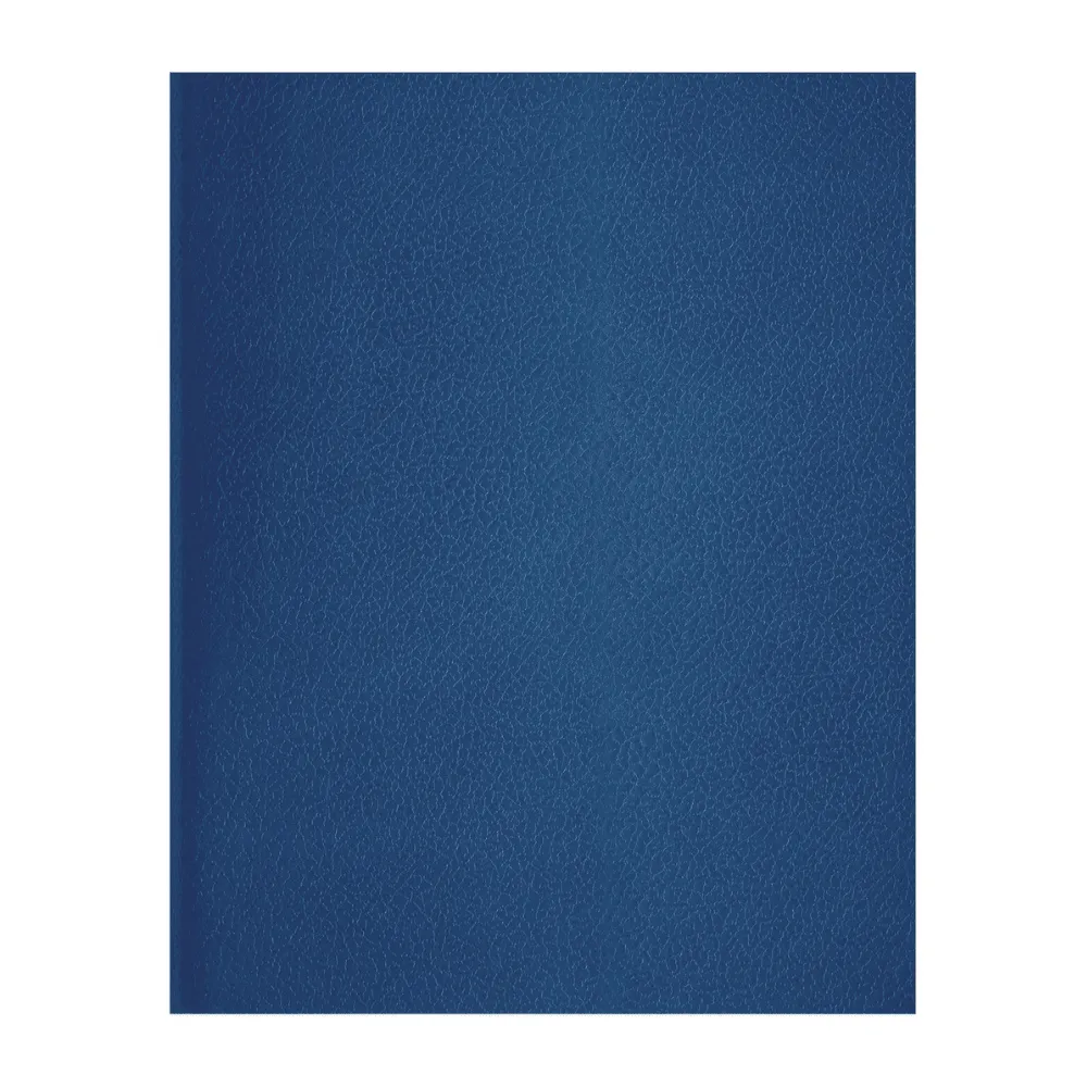 Тетрадь 80л., А4 клетка BG, бумвинил, синий, суперэконом